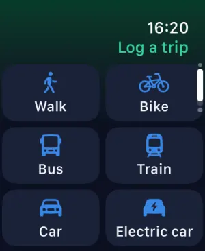 Apple Watch: Log a trip