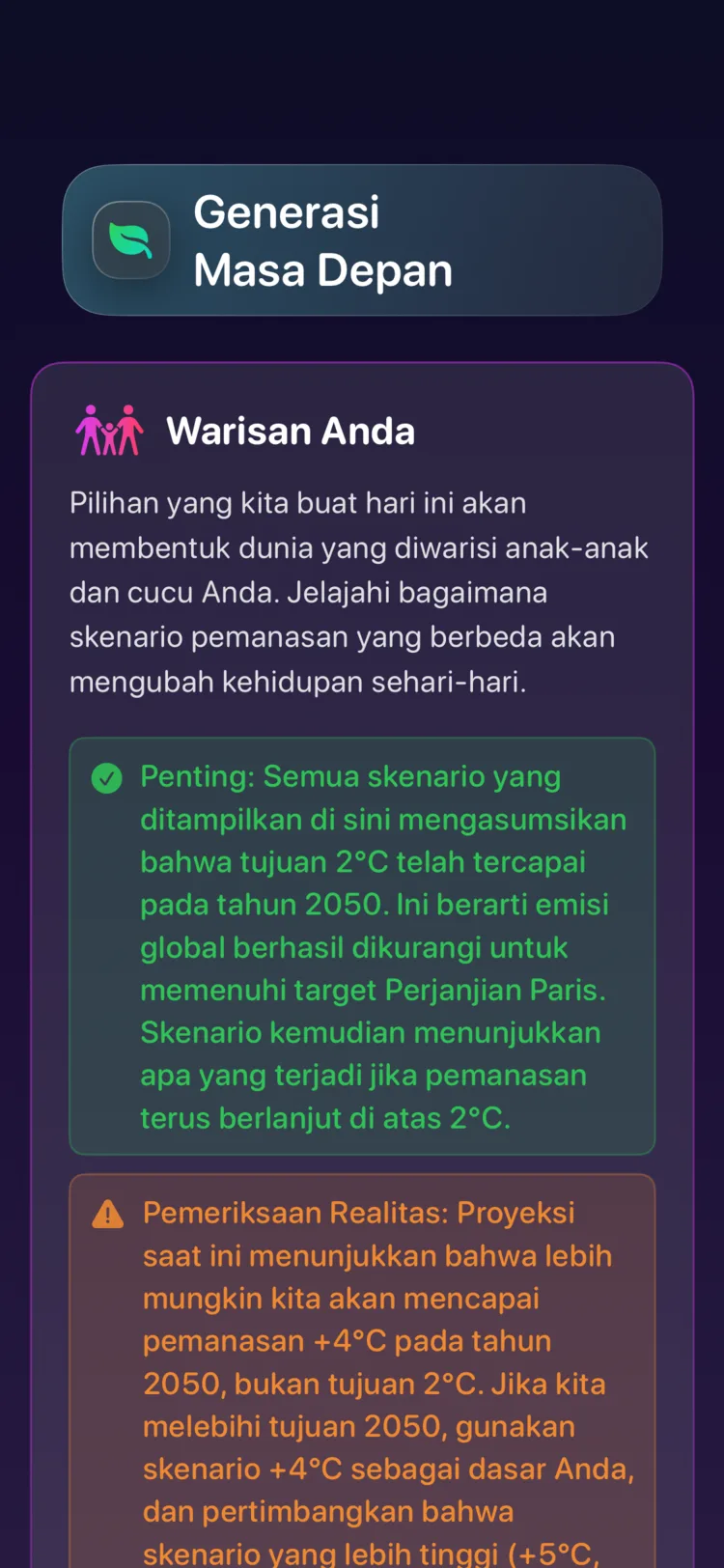 Decarbonr Generasi Mendatang: bagaimana skenario pemanasan membentuk dunia yang diwarisi anak-anak