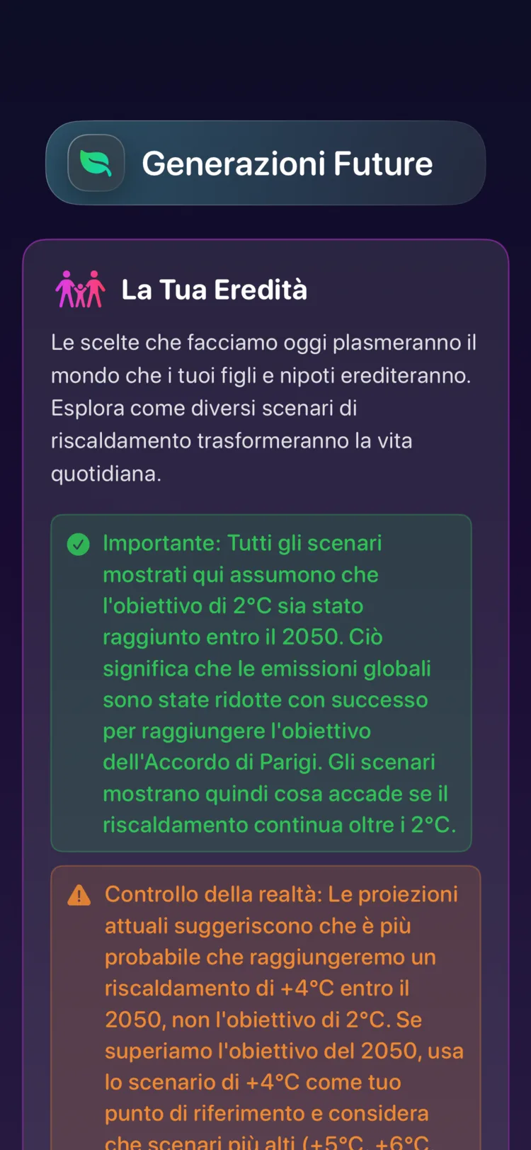 Decarbonr Generazioni Future: come gli scenari di riscaldamento plasmano il mondo che i bambini erediteranno