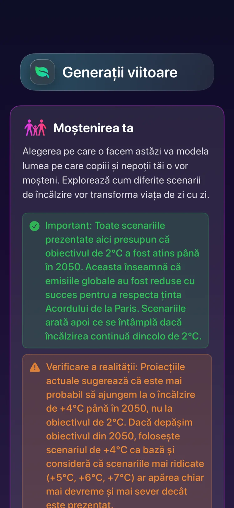 Decarbonr Generațiile viitoare: cum scenariile de încălzire modelează lumea pe care o moștenesc copiii
